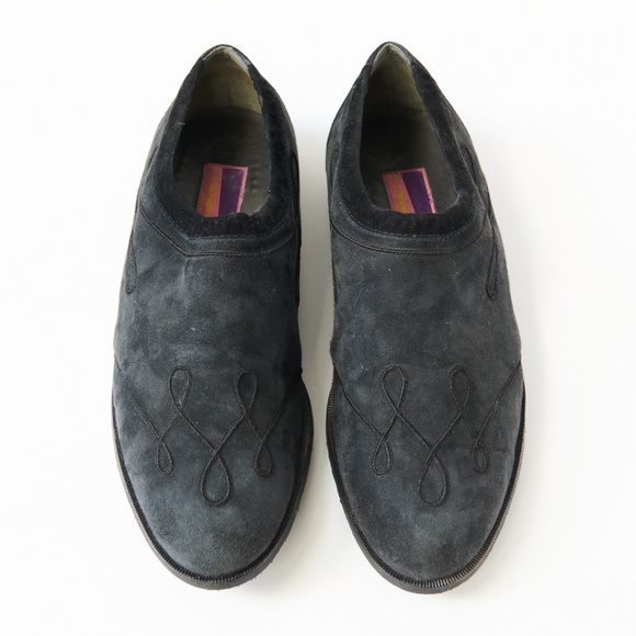 80s - SUSAN BENNIS - WARREN EDWARDS - Shoes - Men\'s - 10 - BLK Suede main image 3